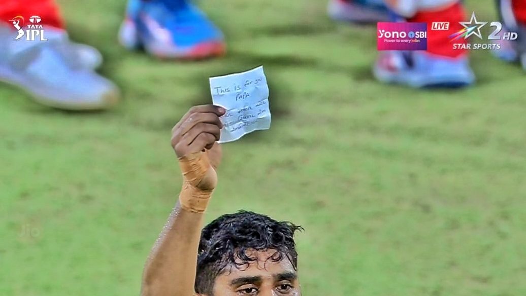 Affy__G's tweet photo. Urvil Patel plays a brilliant innings in his father's name

#CSKvsLSG https://t.co/SQLD2PlSRh