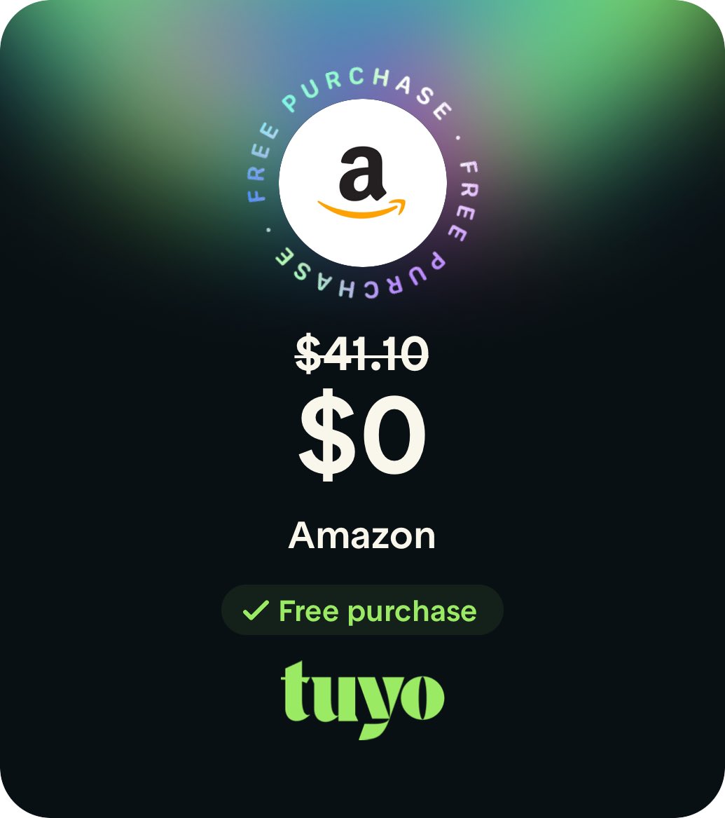 jackvebo's tweet photo. Tuyo just paid for my $41.10 purchase at Amazon 🤯 Try it: https://t.co/mDybkiQOyI https://t.co/WaxHiffMbD