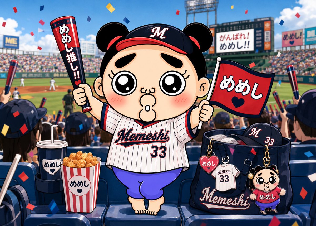 memeshi_memeshi's tweet photo. 野球観戦なんか想像と違ってたw

一つはっきりしたのは
チャッピーがめめし描くうで
あがってる🦾 https://t.co/IV8AvXj7q3