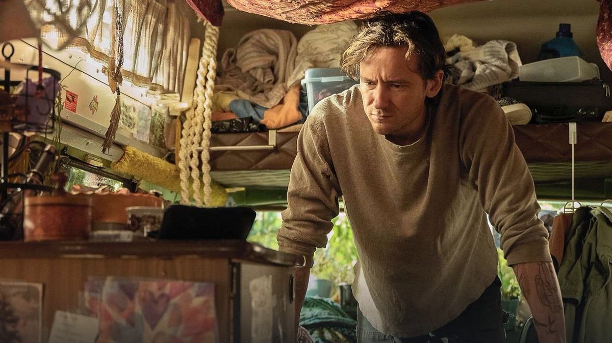 pullmancrave's tweet photo. Lewis Pullman as Cameron Cassmore in Remarkably Bright Creatures. https://t.co/xnGcYYmF5u