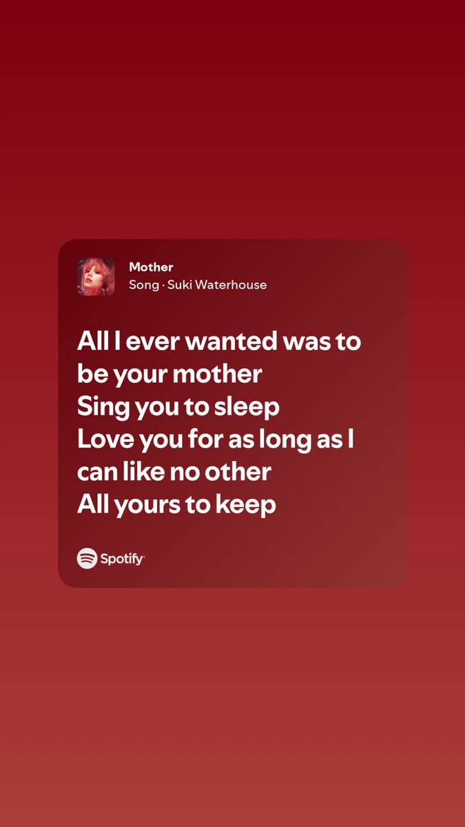 Happy mother's day <a href="/sukiwaterhouse/">Suki Waterhouse</a> 🩷💐
open.spotify.com/track/12hy4pxI…