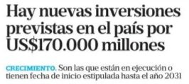 El RIMI, el RIGI y ahora el Súper-RIGI representan el mayor shock de inversiones de la historia. El stock total de los anuncios en carpeta a 2031 supera los u$s 440.000 millones (70% del PBI)...