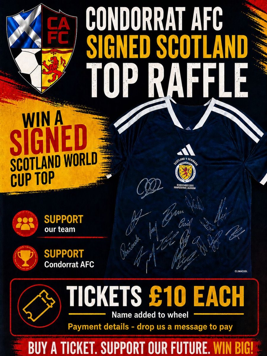 CondorratAFC's tweet photo. Draw to be made on the 29th of May at our POTY night! https://t.co/R0zXGIIzBx