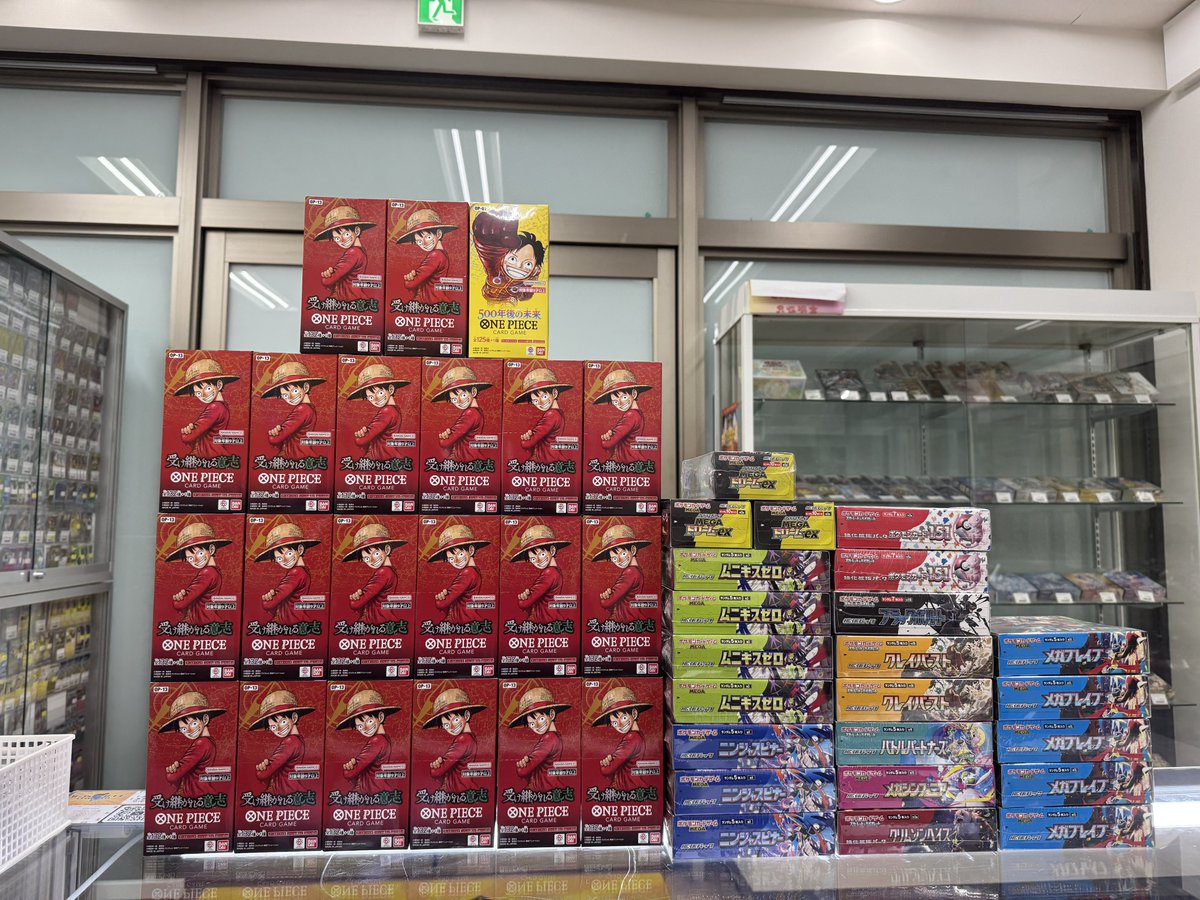 本日もご来店ありがとうございました。 BOXも大量にお買い上げいただい