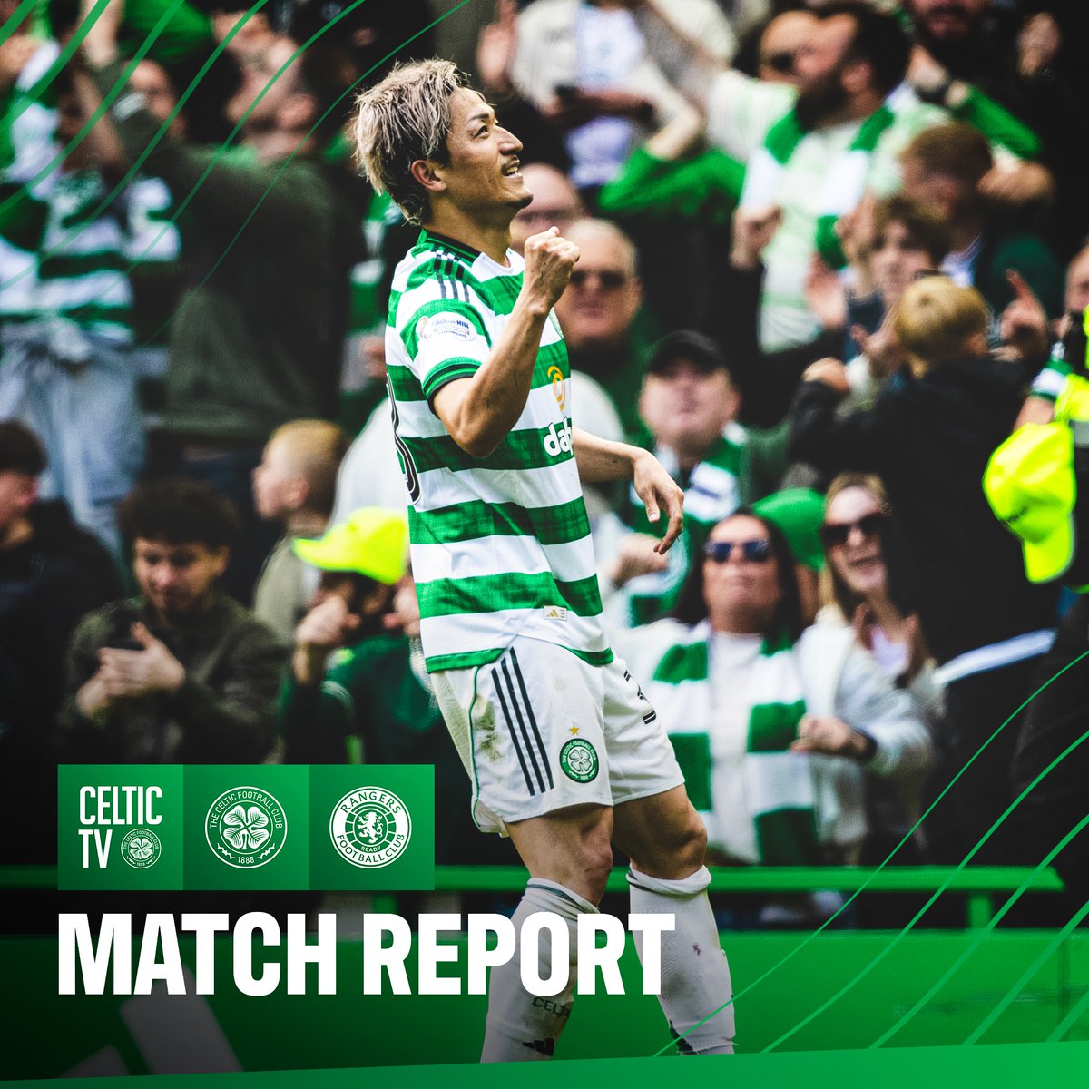 CelticFC's tweet photo. 📰 Derby day delight for Celtic at Paradise

Match Report ⤵️

#CELRAN | #CelticFC🍀