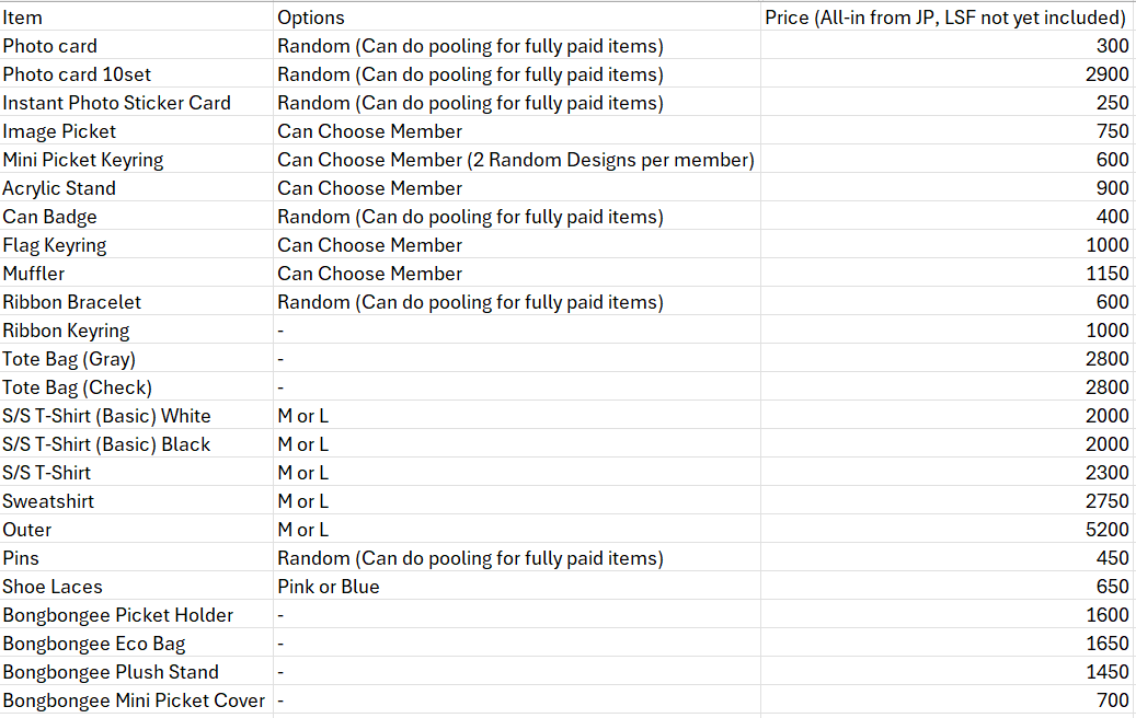 PH GO WTS LFB Seventeen Yakusoku Merch / Proxy Buy / Proxy Pick up

DOP for PH Buyers: June 1, 2026 (50%), June 15, 2026 (50%)

⚠️ To be secured from Osaka pop-up and onsite pickup 
✅ i'm also accepting requests for pick up / proxy buy and ship internationally 

How to order: