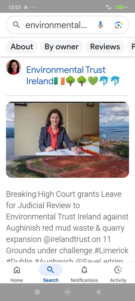 IrelandTrust's tweet photo. Today's Sund Indo @independent_ie Russia-linked #Aughinish pushes growth plan- despite war claims. Environmental Trust Ireland @IrelandTrust has done it's best to prevent red mud expansion to protect #environment #humanhealth. Reserved judgment is awaited. https://t.co/8yGIb9z3jF https://t.co/7OOc3gGvMf