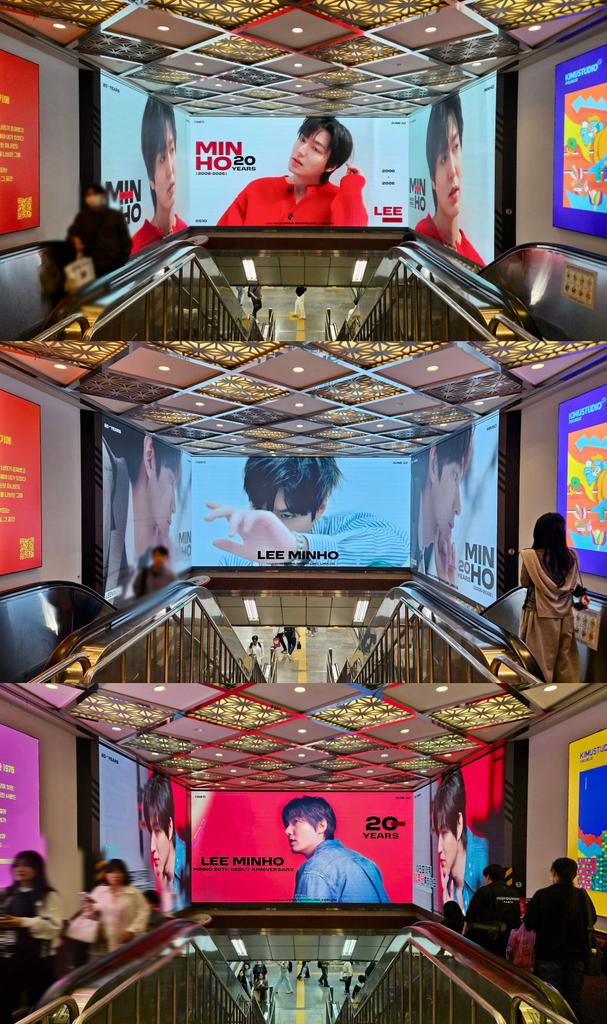 Some of the LED projects in Seoul by Inter Minoz for Lee Min-ho's