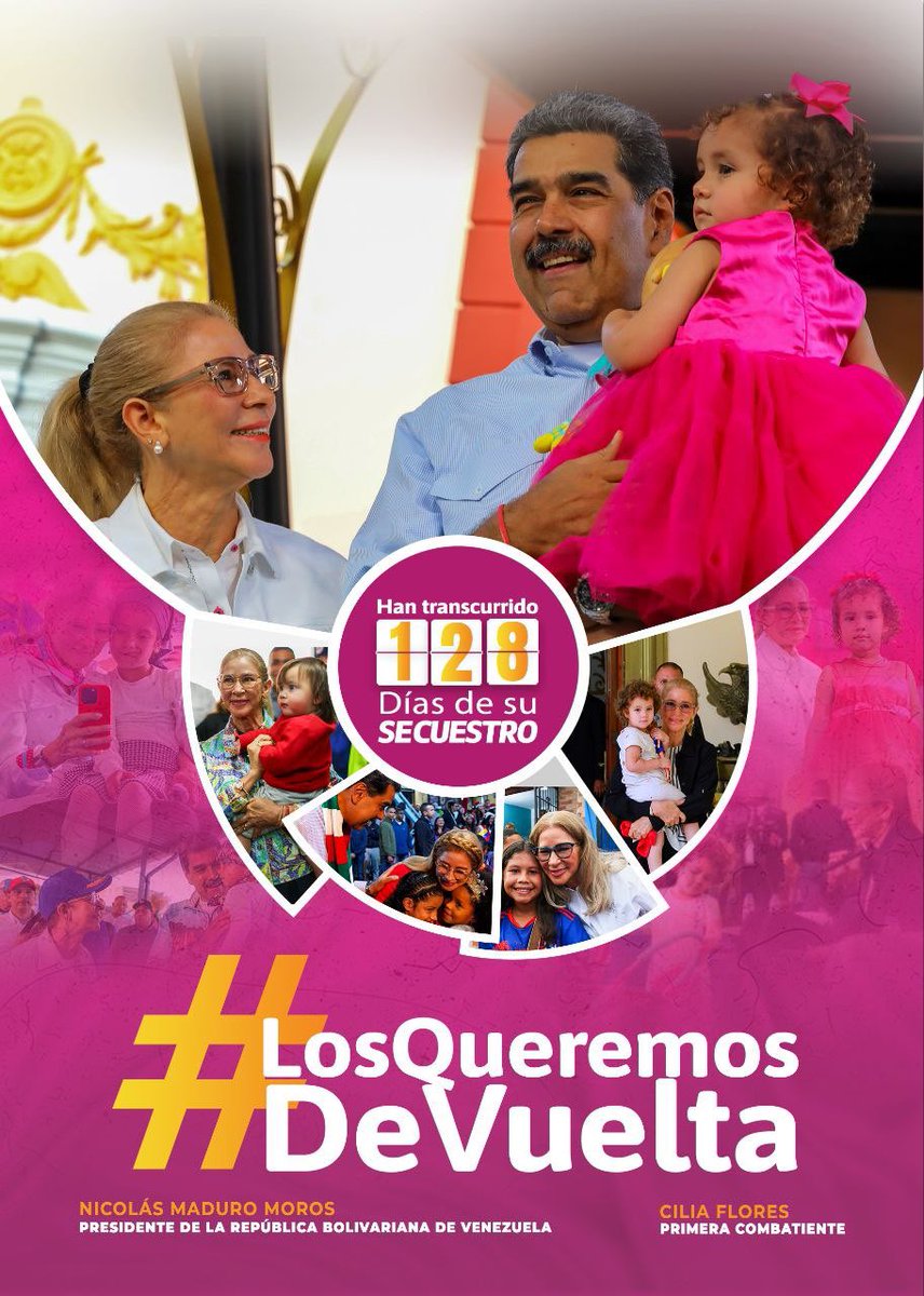 #LosQueremosDeVuelta #BringThemBack #FreeMaduro #FreeCilia 👉🏾✌🏾