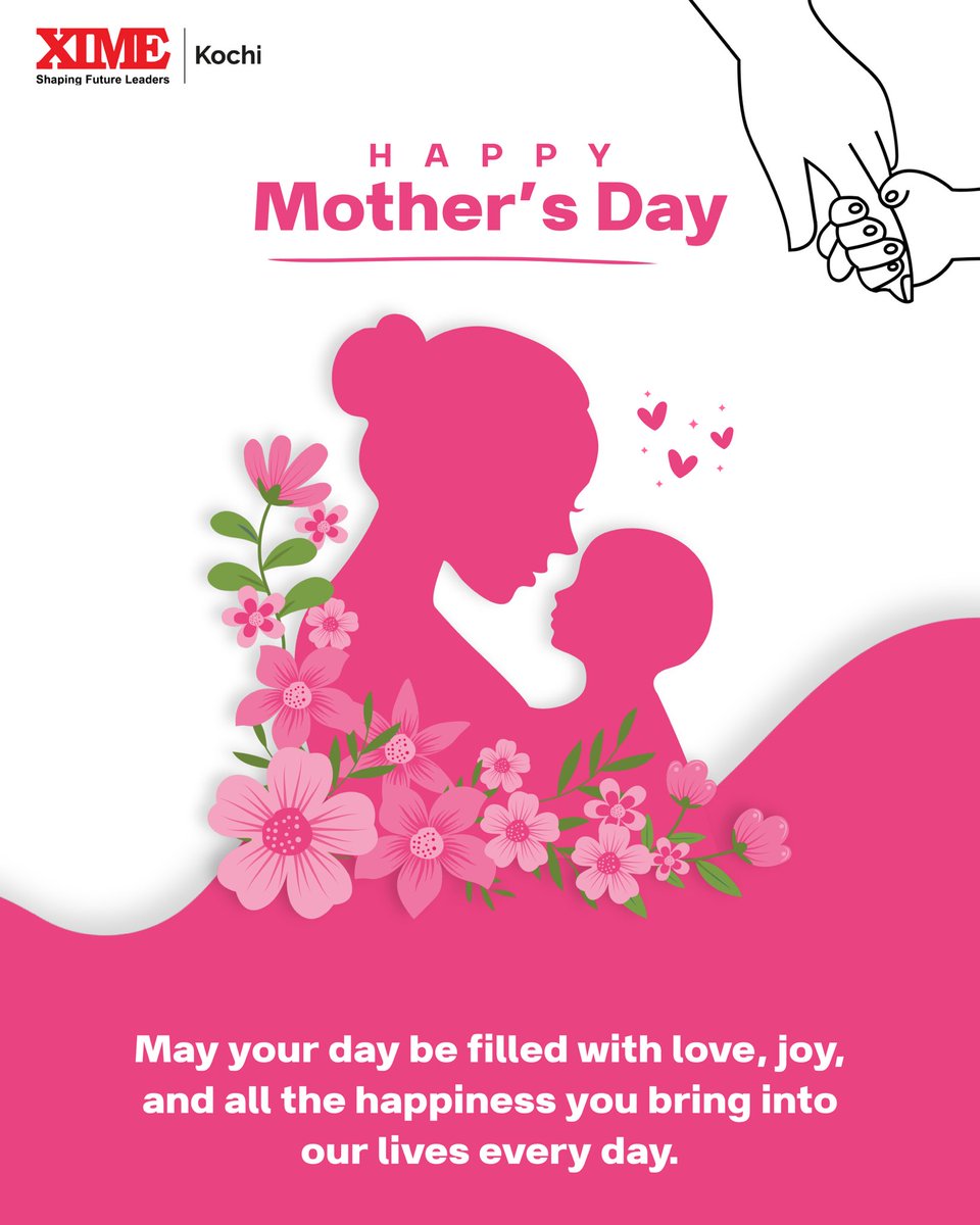XIMEKochi's tweet photo. Behind every dream &amp; success is a mother’s endless love, strength &amp; sacrifice.
This Mother’s Day, XIME Kochi honors our first teachers, strongest pillars &amp; biggest cheerleaders. Happy Mother’s Day!
#HappyMothersDay #LifeAtXIMEKochi https://t.co/yUlwRFAB4R