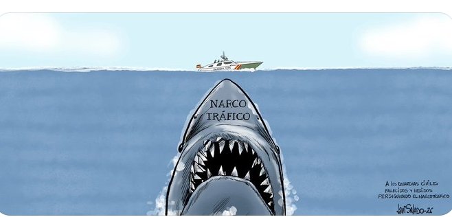 dani_timon's tweet photo. Podemos encontrar muchas explicaciones a la lucha de los guardias civiles contra el narcotráfico pero sobran explicaciones cuando mí amigo,el publicista de Talavera de la Reina @JaviSaladoo crea una viñeta
Gracias amigo por tú apoyo incondicional https://t.co/48wOngL0Fl