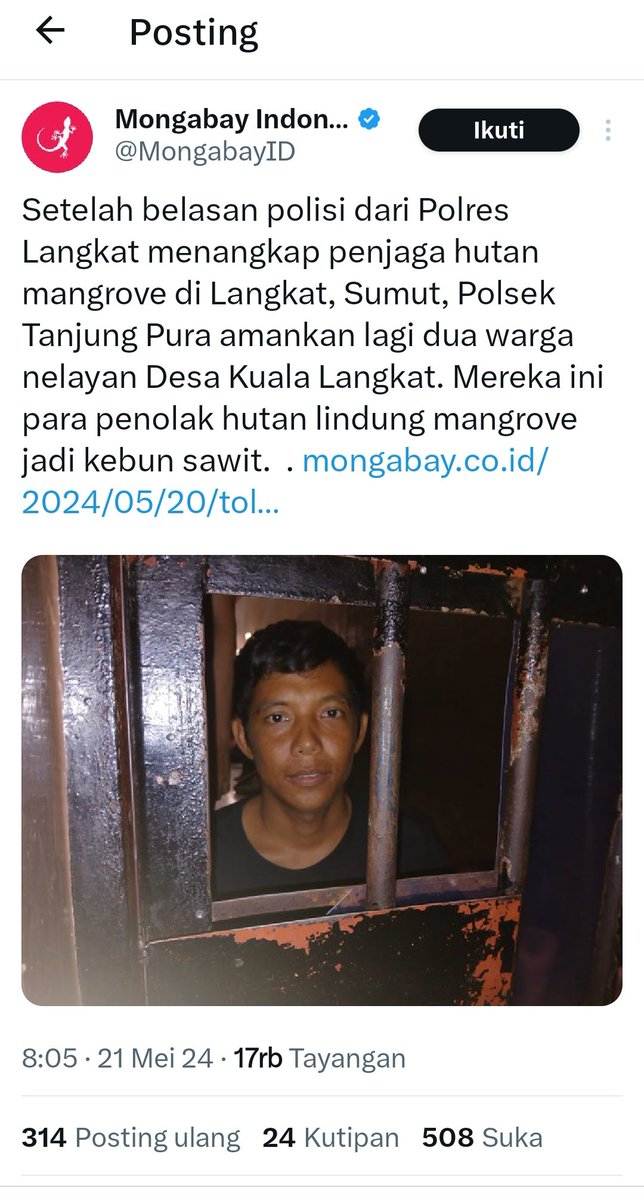 BangJarwoSopo7's tweet photo. @susipudjiastuti @Verraagustian_ @prabowo @Kemhan_RI @setkabgoid Kalau berani protes siap siap ditangkap dan DIKRIMINALISASI oleh #POLRI https://t.co/Ln0zkAjvm5