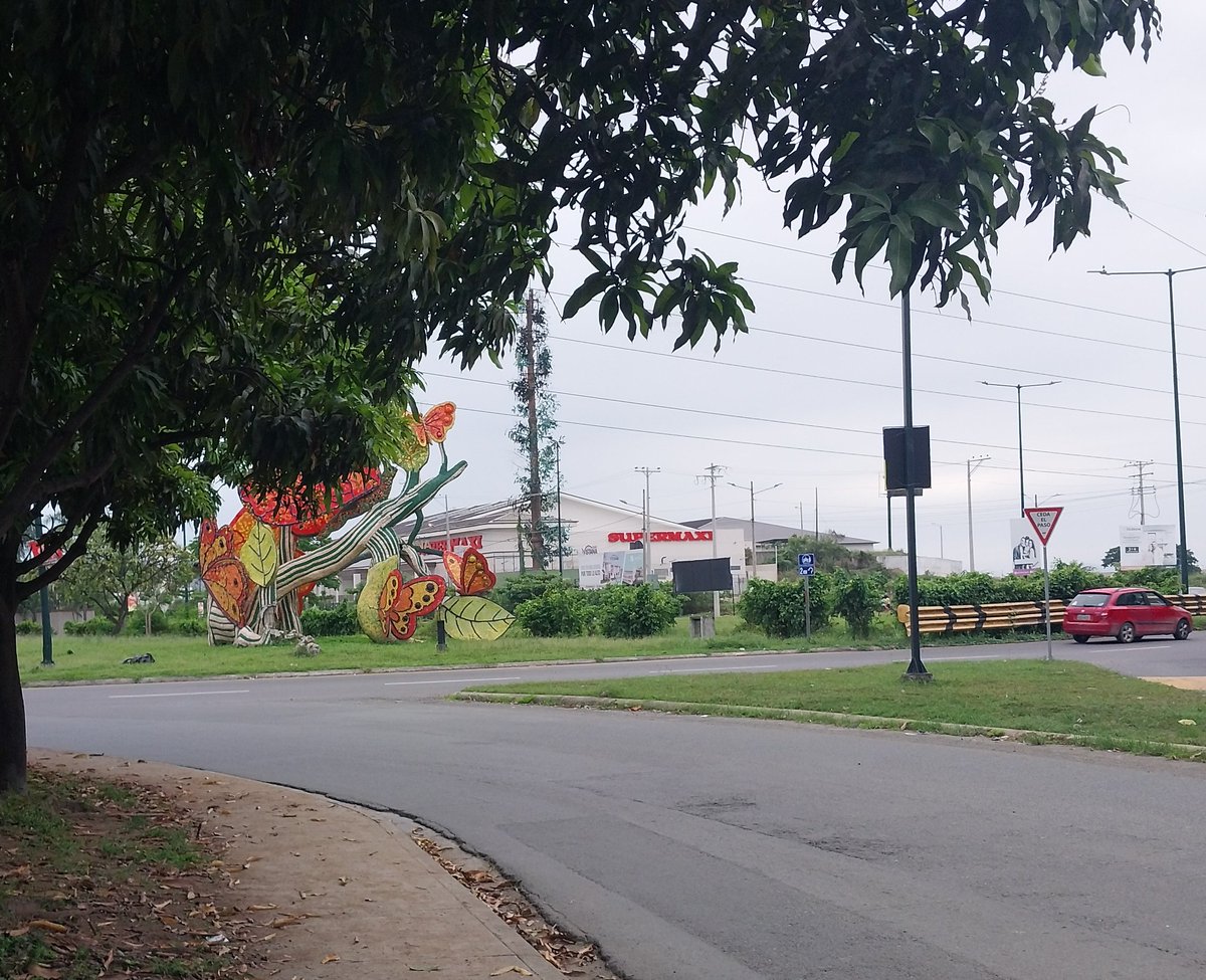 <a href="/SupermaxiEcu/">Supermaxi Ecuador</a> en TheView ya mismo apertura pero sigue el desorden en la entrada de la mariposa por el polvo y las volquetes pero como es de <a href="/HolcimEcuador/">Holcim Ecuador</a> ,<a href="/AlcaldiadeDaule/">Alcaldía de Daule</a> cerrada la boca <a href="/ComunidLaAurora/">Comunidad de La Aurora Daule</a>