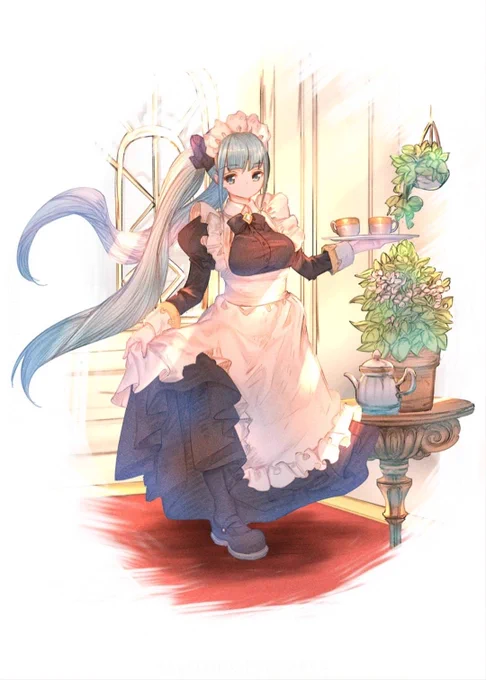 今日はメイドの日ということで、「300年のメイちゃん」です #メイドの日2026 #300年魔導具