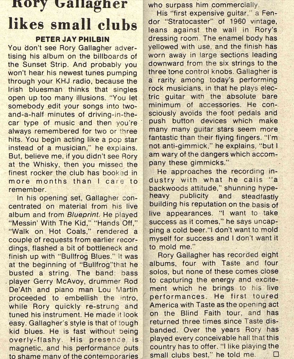 Rory Gallagher tweet media