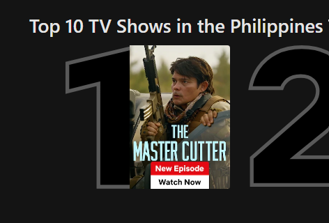 triplerhymehub's tweet photo. fairness number one agad ang #TheMasterCutter in #Netlfix #MasterCutter https://t.co/OJDCoB5GrK