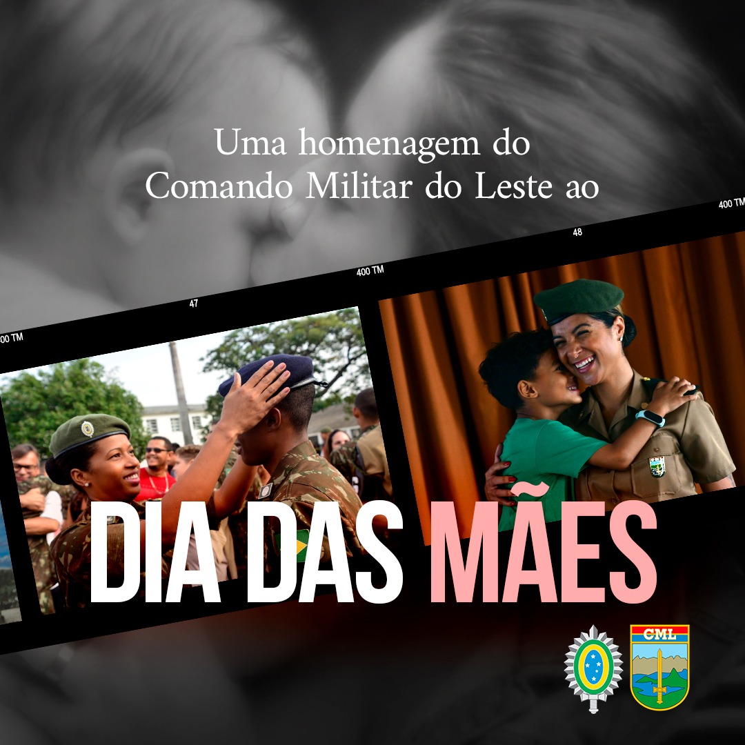 cmlexercito's tweet photo. 🌹Em homenagem ao Dia das Mães, o Comando Militar do Leste presta sua homenagem àquelas que representam amor, dedicação e fortaleza. https://t.co/ibfiWUvzim