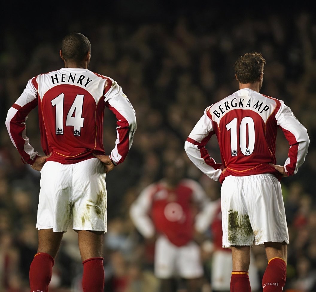 Henry e Bergkamp 😍