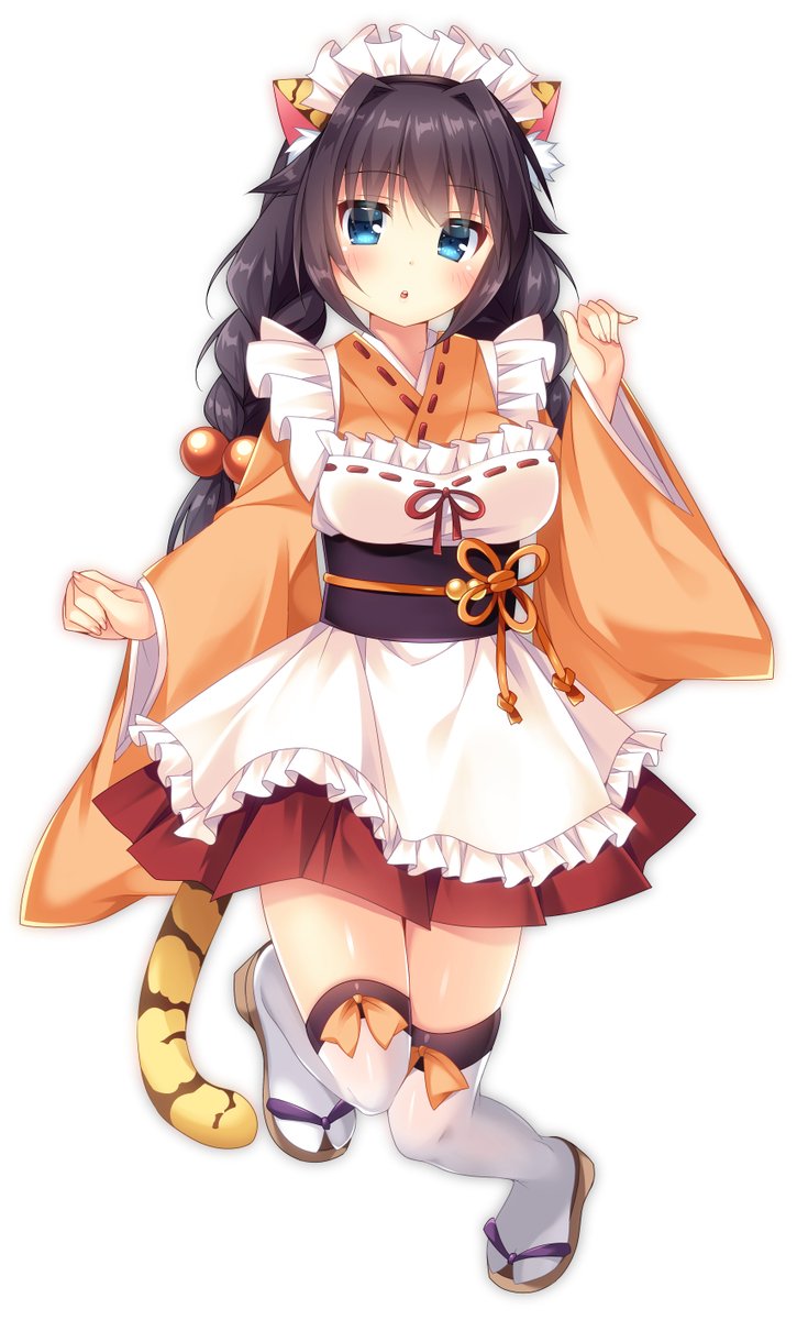 #メイドの日

うちの子和風メイド衣装版のイラストが全員分完成しました🌸
ことら→ねねこ→たまね→かなで です!
メイド服のデザインもこだわりました…!✨
是非うちの子ズを覚えてくれると嬉しいです🐾 