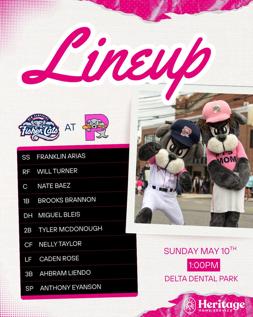 PortlandSeaDogs's tweet photo. For the momma's today 💖🌻🌼💐 https://t.co/6hKzyHD1oq