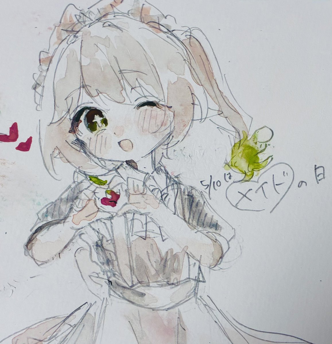 transparand105's tweet photo. メイドの日！！
 #ナヒーダ  #原神 https://t.co/0UezwSkR5H