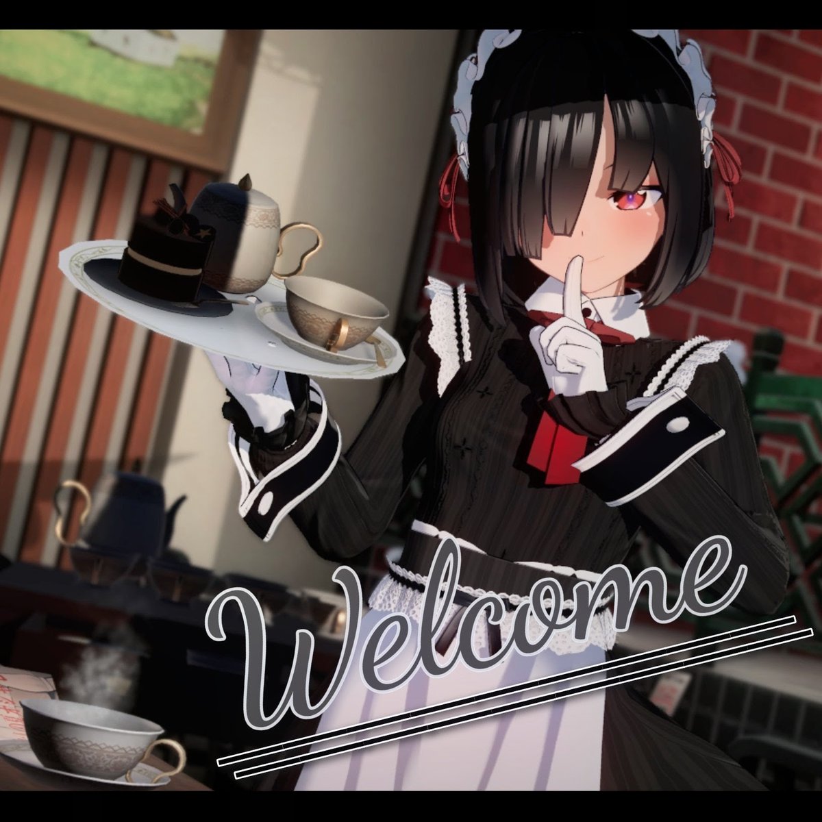 #メイドの日
という事で
隠れ家的なカフェでお給仕するうちのメイドさんで1枚ﾊﾟｼｬﾘ!Σp[ 📸 ]ω･´)