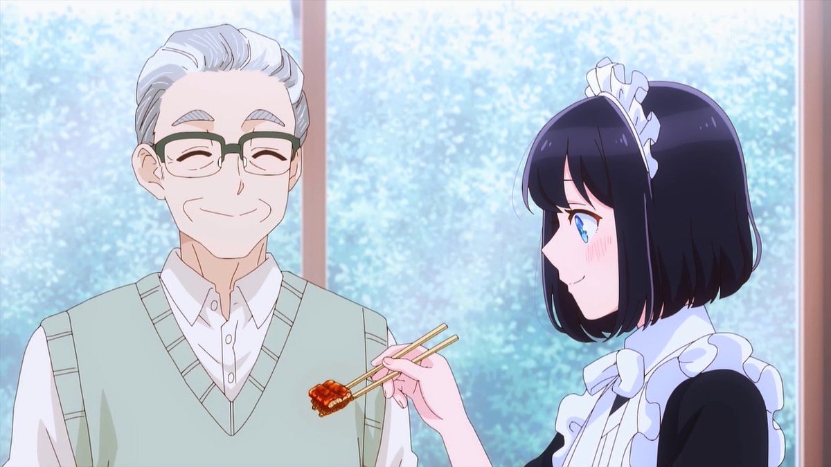 『メイドさんは食べるだけ』 第6話 土用の丑の日おじいさまからうなぎを振る舞われる反応画像1