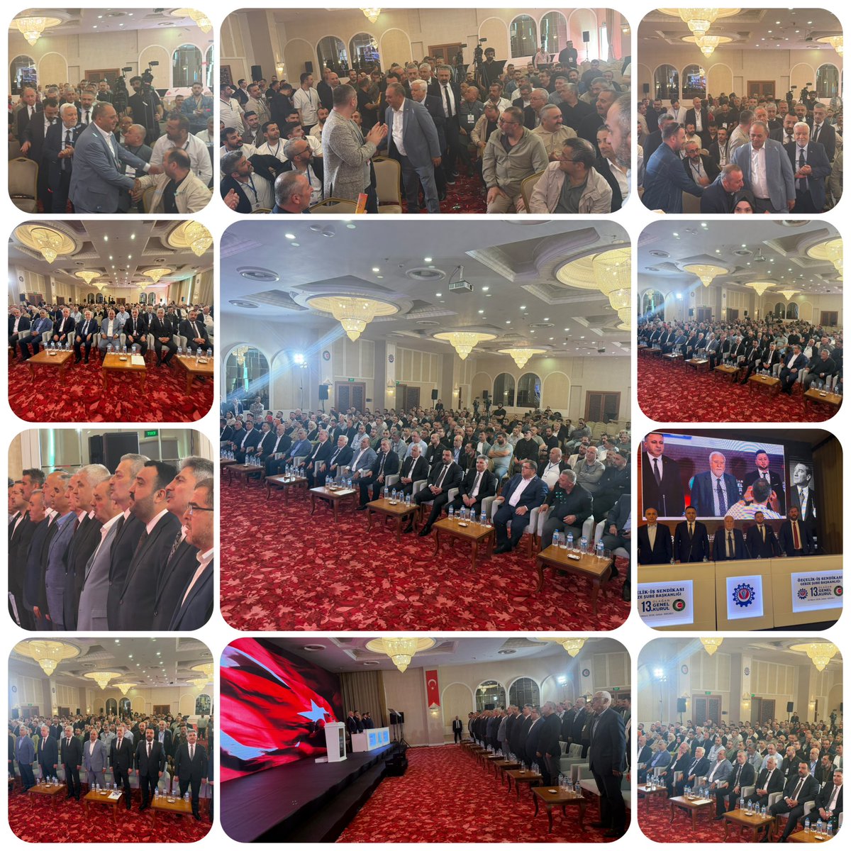 Yunus_Degirmenc's tweet photo. Emek mücadelemizin güçlü kalelerinden biri olan Gebze Şubemizin 13. Olağan Genel Kurulu’nu, teşkilatımızın kıymetli mensuplarının, şube başkanlarımızın ve delegelerimizin katılımıyla kardeşlik ve dayanışma ruhu içerisinde gerçekleştirdik.
Delegelerimizin güçlü desteğiyle şube başkanlığı görevine seçilen, sendikamız tarihinde bir ilke imza atarak ilk kadın şube başkanı olmasına vesile olduğumuz kıymetli kardeşim Nazlı Kaya’yı ve yönetimini yürekten tebrik ediyor, yeni dönemde üyelerimize hizmet yolunda üstün başarılar diliyorum.
Dört yıl boyunca üyelerimiz için büyük bir özveriyle alınteri akıtan ve bugün bayrağı devreden Gebze Şube Başkanımız Selçuk Durmuş’a da emekleri için teşekkür ediyorum.
Alın terinin, emeğin ve örgütlü mücadelenin merkezi olan Gebze’de gerçekleştirdiğimiz şube kongremizin başta işyerlerinde fedakârca çalışan emekçi kardeşlerimiz olmak üzere tüm üyelerimize, işyerlerimize, sendikamıza ve Konfederasyonumuz HAK-İŞ’e hayırlar getirmesini temenni ediyorum.
