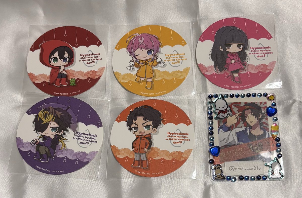 pochacco01v's tweet photo. 【交換】ヒプマイ ヒプノシスマイク スイパラ コースター

譲:三郎、乱数、十四、零、乙統女

求:ラフォーレ特典コースター二郎>一郎
(一郎決まり次第理鶯)

※名古屋手渡しor郵送

検索からお気軽にお声掛けください🍀 https://t.co/TtriYvOTJk