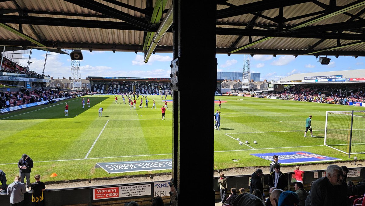 rushtonrich's tweet photo. What a view this is from my seat in the away end at Grimsby 🤦🏻‍♂️

Salford away https://t.co/Su61HPfFEE
