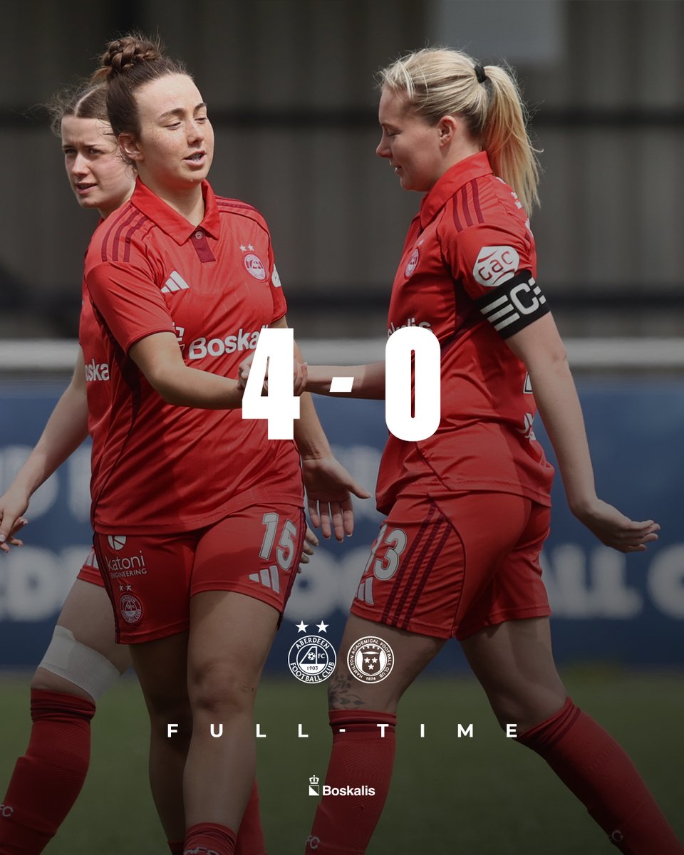 AberdeenWomen's tweet photo. A convincing win on our last Balmoral outing for 2025/26 🤝 https://t.co/y1SZzbmu2u