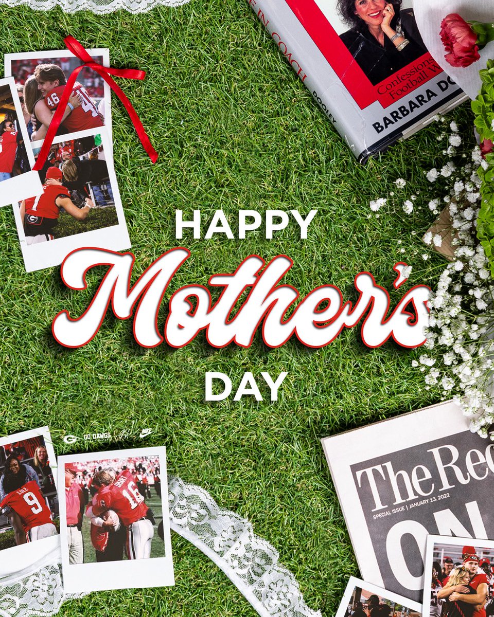 GeorgiaFootball's tweet photo. 𝓗𝓪𝓹𝓹𝔂 𝓜𝓸𝓽𝓱𝓮𝓻’𝓼 𝓓𝓪𝔂

#GoDawgs https://t.co/WaZj0P7qch
