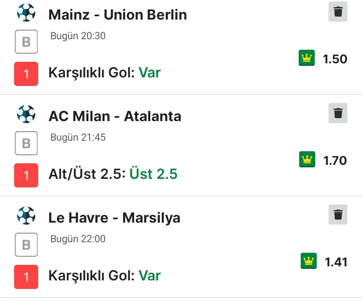 chuckysahada's tweet photo. Günün kuponu 🔥

3 maç +3.60 Oran 

Alacak herkese bol şans dilerim 🚨 https://t.co/do3Dl61lZ0
