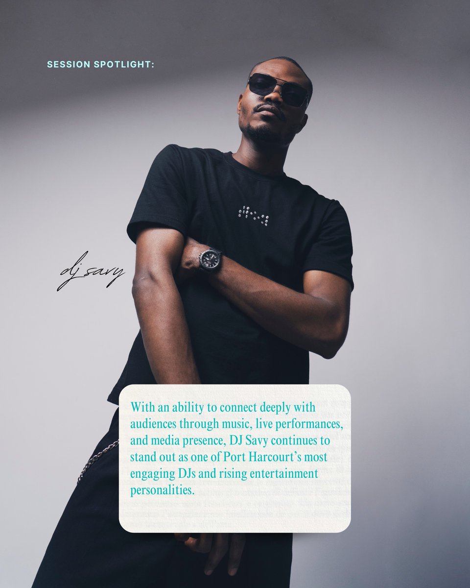 thebox18_'s tweet photo. ~ @djsavyofficial is one of Nigeria's fast-rising entertainment personalities and one of the DJs redefining the vibe with his super cool energy and sound selection. 

From smooth sounds to sonic rhythms, he knows how to set the mood and keep the vibe alive. https://t.co/aYvAj1w66h