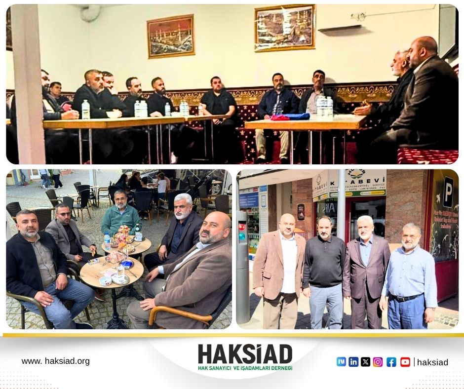 haksiad's tweet photo. GENEL BAŞKAN TURGUT’UN AVRUPA TURU WİESBADEN PROGRAMI İLE SÜRÜYOR

HAKSİAD Genel Başkanı Vedat Turgut’un bir hafta sürecek Avrupa programı devam ediyor. Almanya’nın Köln şehrindeki temaslarını tamamlayan Turgut, programın ikinci ayağı için Wiesbaden kentine geçti. Burada HAKSİAD üyesi iş insanları ve derneğin gönüllüleri tarafından karşılanan heyet, bölgedeki teşkilatlanma çalışmaları ve yerel ticari dinamikler üzerine görüşmeler gerçekleştirdi.

📍Haberin detayları için web sitemizi ziyaret edebilirsiniz.👇

https://t.co/icIfLSNgTQ

#HAKSİAD #Wiesbaden @VedatTurgut