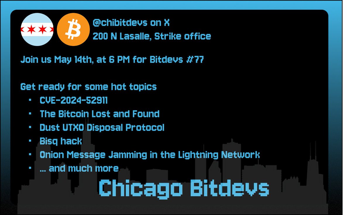 Chicago Bitdevs tweet media