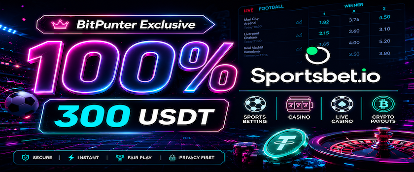 Bitpunter1's tweet photo. Sportsbet 100% BitPunter Bonus Up to 300 USDT https://t.co/Bd8YweTgNS https://t.co/gO0yRva1cO