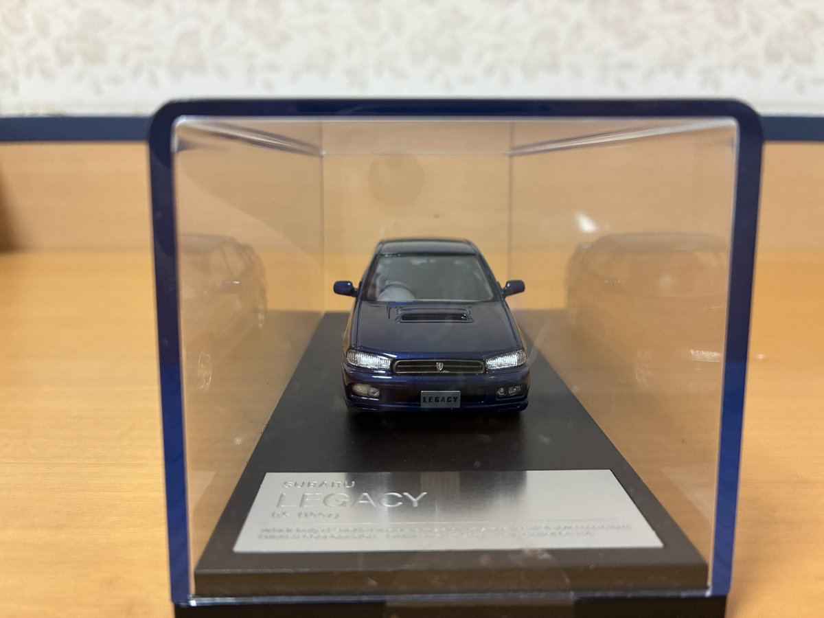 555_wr's tweet photo. #BD5
#ハイストーリー
少し遅くなりましたが、ハイストーリーの1/43 BD5 レガシィRS(ロイヤルブルーマイカ)を買ってみました!😁
BD5は立体化が殆どないですが、独特のフロントフェイスやテール部の再現度は、ハイストーリーのレガシィ系モデルの中でもかなり高いと思います!😆👍 https://t.co/txoDI3oU7S
