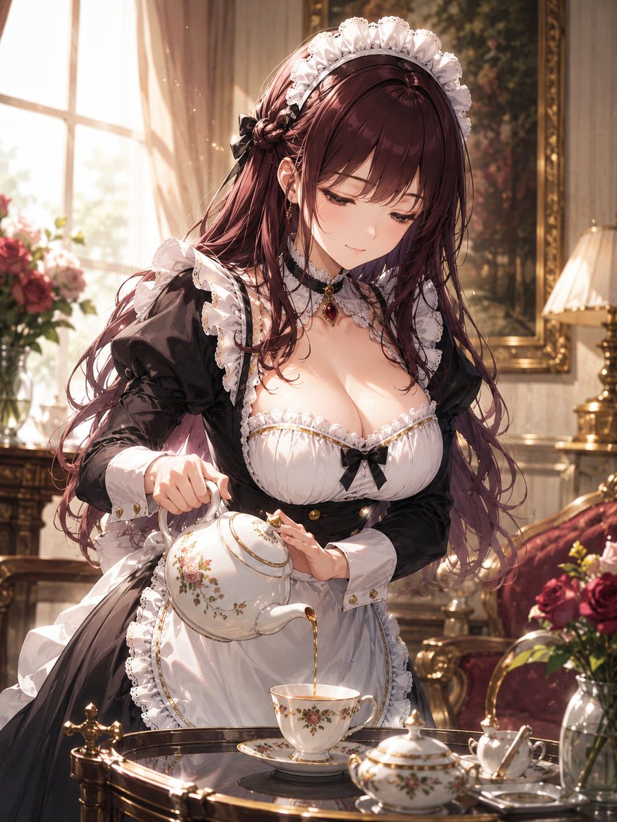 onapepasika's tweet photo. メイドさんに紅茶をいれていただきました
#メイドの日 https://t.co/aZ2zL1M5Kb