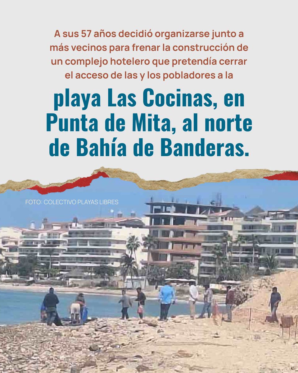 🏖️ Habitantes de Punta de Mita, Nayarit, denuncian que el avance irregular de desarrollos turísticos de lujo reduce el acceso libre a las playas y deteriora el ecosistema costero. 

Lee más: buff.ly/W5FEbS6 

🖋️ Con información de <a href="/ere_aquino/">Erendira Aquino</a> 

🖌️ Diseño: Mickey