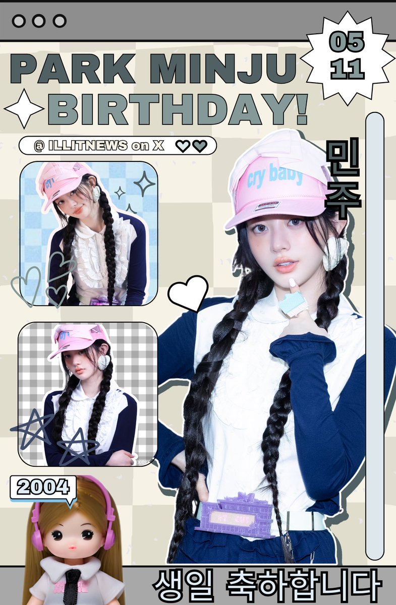 theillitnews_'s tweet photo. 💌 Happy Birthday to our precious MINJU! thank you for always warming our hearts with your beautiful voice and kind personality. May this year bring you endless happiness, love, and success! 🐰💝

THE SEASON OF MINJU
#ITSMINJU_BIRTHDAY
#민주생일잇쭈미 https://t.co/m9X7g2RqWX