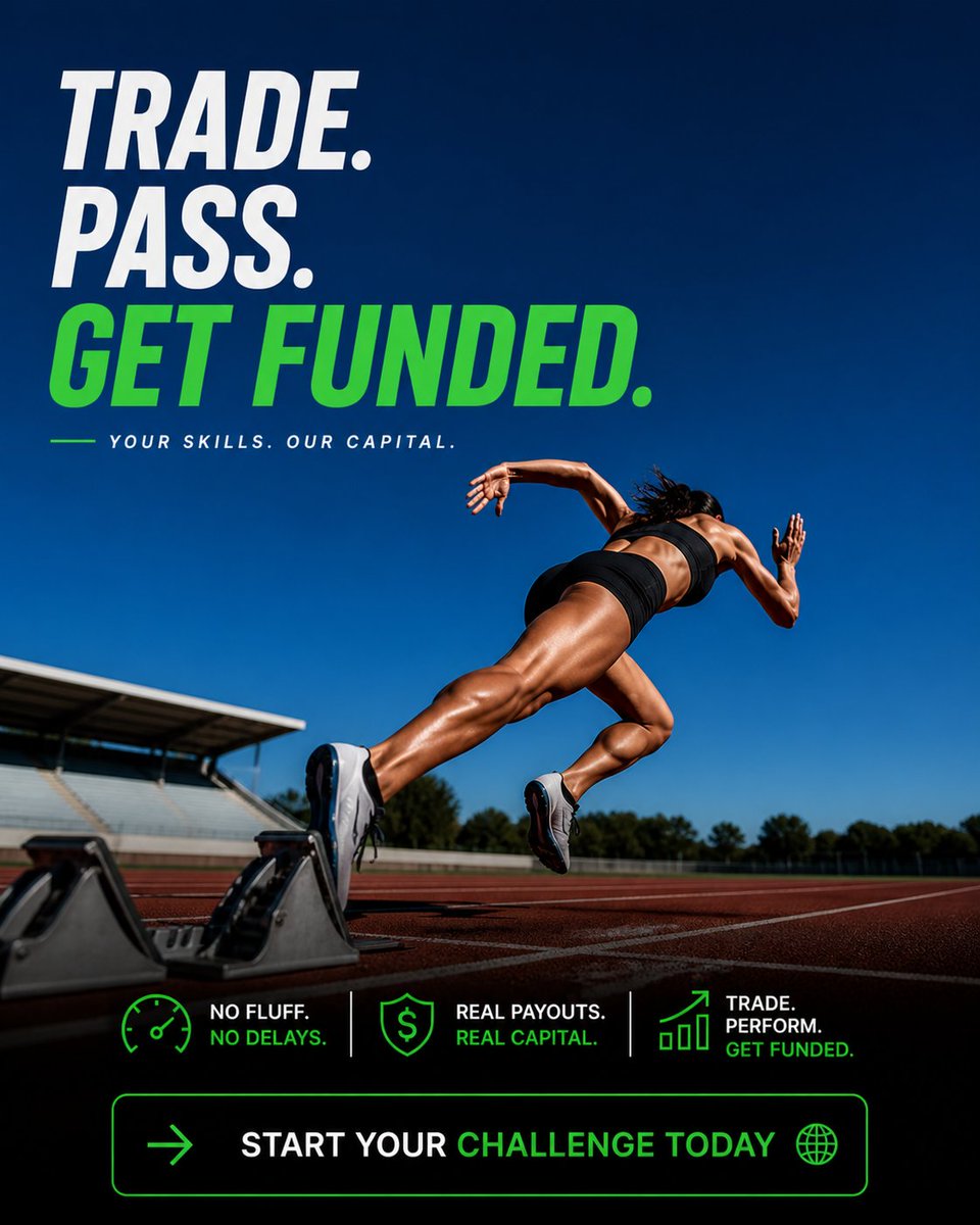 velotrade's tweet photo. Your skills. Our capital.

Pass the evaluation → funded up to $200,000 → keep up to 90% of profits.

No time limit. No monthly fees. No fine print.

https://t.co/DSUyz1yDIW https://t.co/joAOb9oTKF