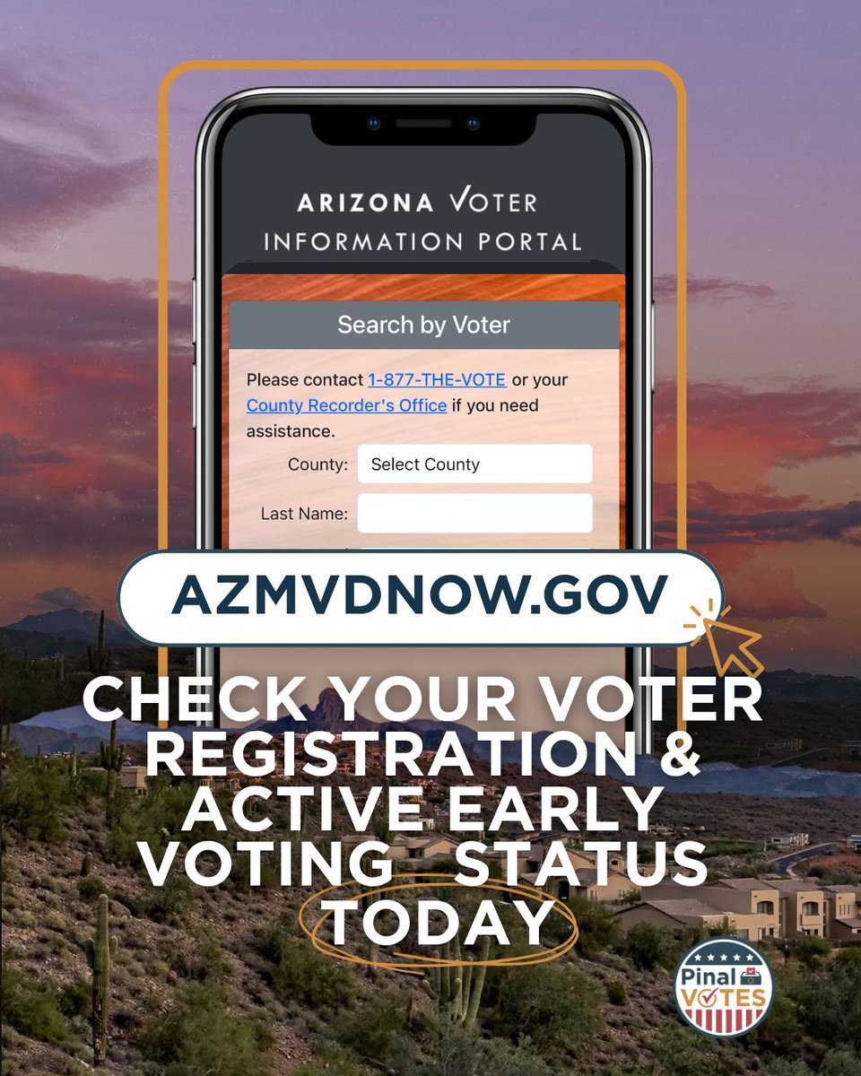 Pinal VOTES tweet media