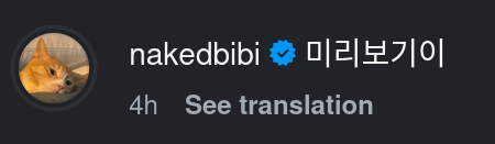 Bibi updates tweet media