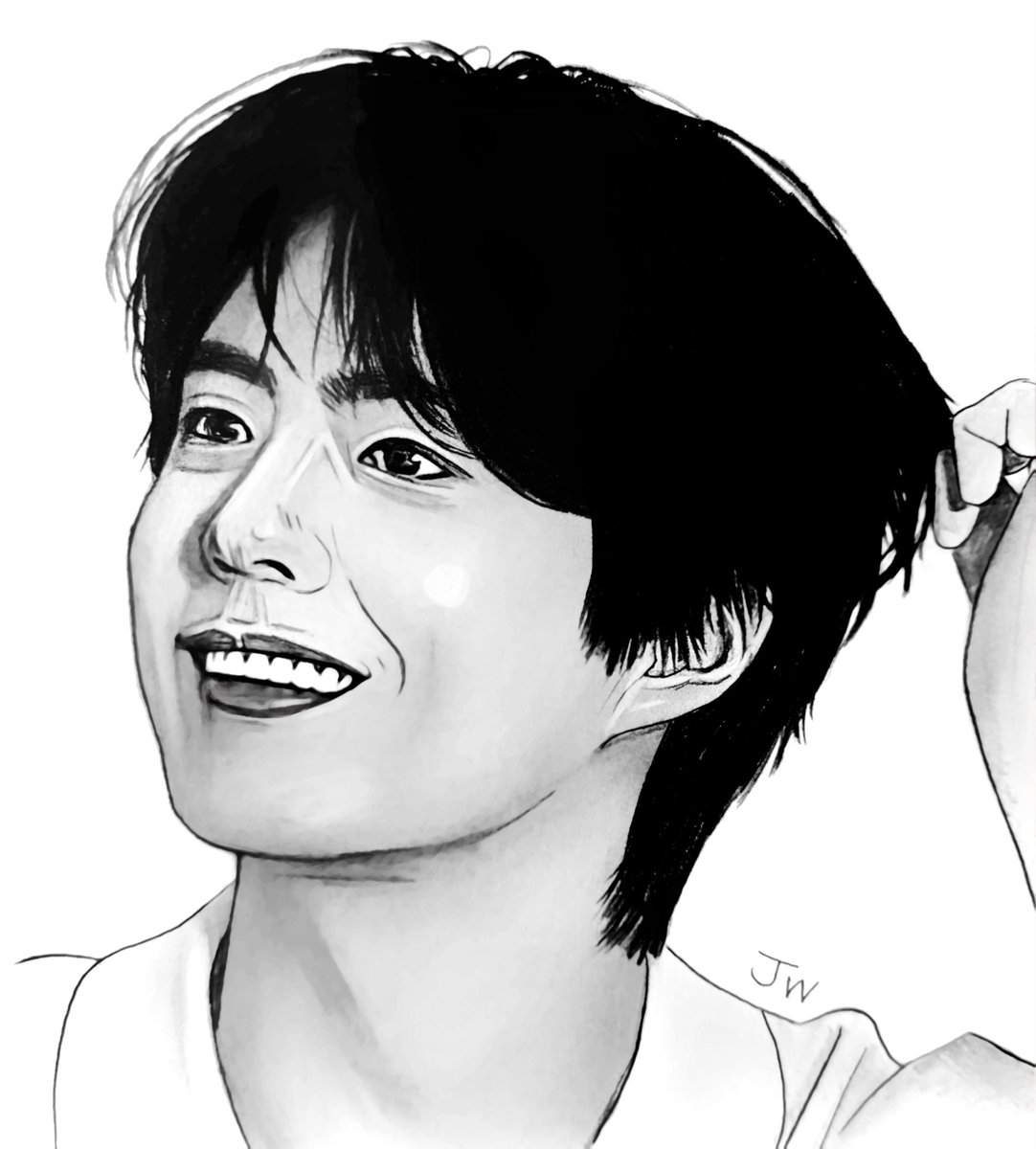 uuzy_1's tweet photo. @BOGUMMY #박보검 #ParkBoGum #パクボゴム #朴寶劍 #1일1그림 #pencildrawing 

260510 

예뻐, 진짜🥰
반짝반짝✨ https://t.co/AXvKN0qEmI