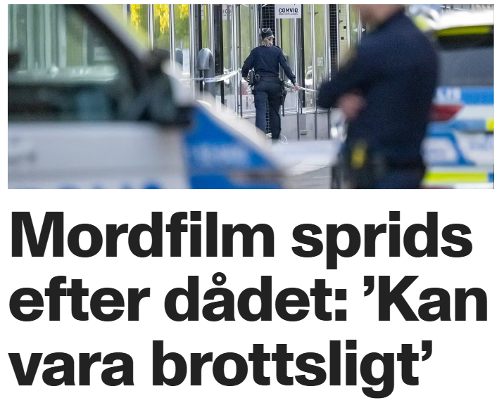 Ja själva mordet är ju en bisak i sammanhanget  😑