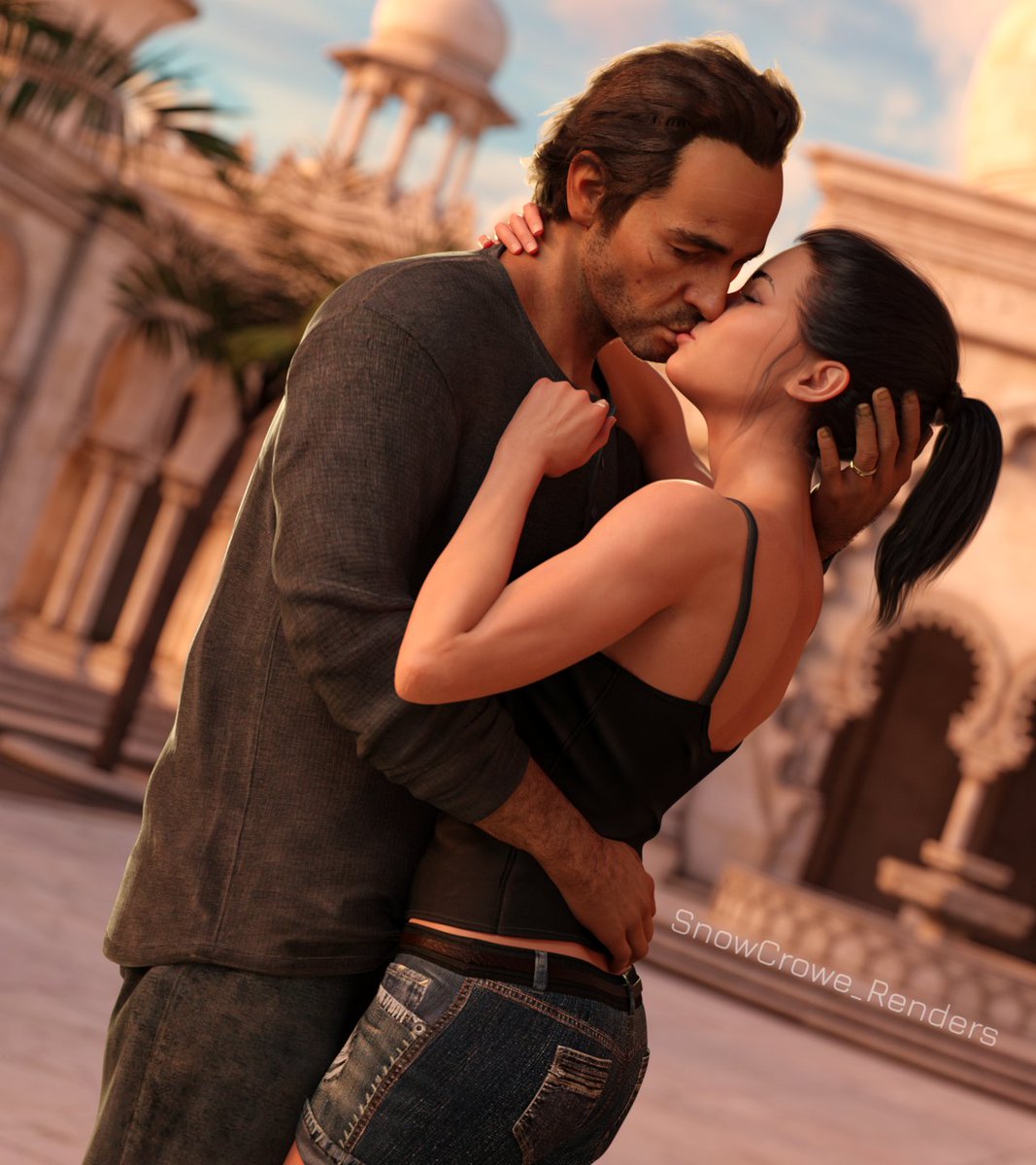 SnowCrowe's tweet photo. Happy 10 years Uncharted 4! 
Also 10 years of loving Samuel Drake!❤️

Natalia is my OC
Sam model by Blopblopfish  
Sam Re-texture @ZetaSaintArt
-
*Please do not use my art without credit. NO EDITS! My art is NOT ai  #DazStudio #Uncharted #SamuelDrake #SamDrake #UnchartedOC https://t.co/yL44XIEEmo