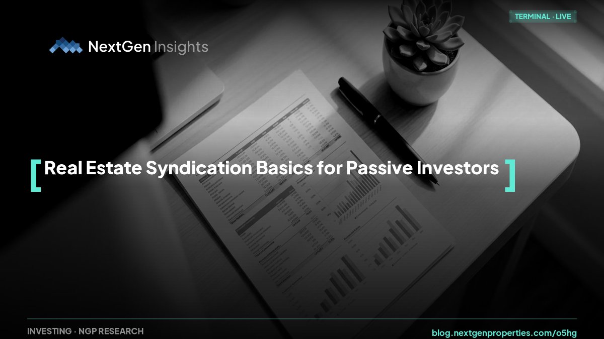 nextgenprops's tweet photo. Real estate syndications = crowdfunding for $5M+ properties. Sponsor finds the deal, you provide capital, everyone shares returns. But sponsor due diligence is everything 🏢

https://t.co/yMzEIclJFZ

#RealEstateSyndication #PassiveInvesting #NextGenProperties https://t.co/QboM6BHHXc