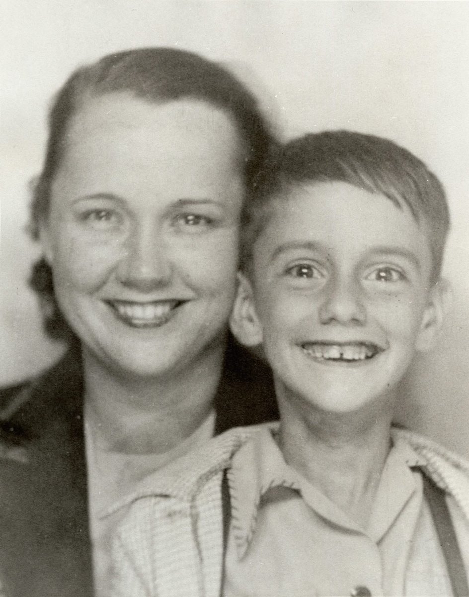 RayStevensMusic's tweet photo. Happy Mother’s Day to all of you wonderful mothers out there! This photo of a very young Ray Stevens with his Mom was taken in a photo booth at a carnival near Clarkdale, GA. ❤️

#happymothersday #mothersday #happymothersday2026 #mothersday2026 #loveyourmother https://t.co/ngJtuZfl9F