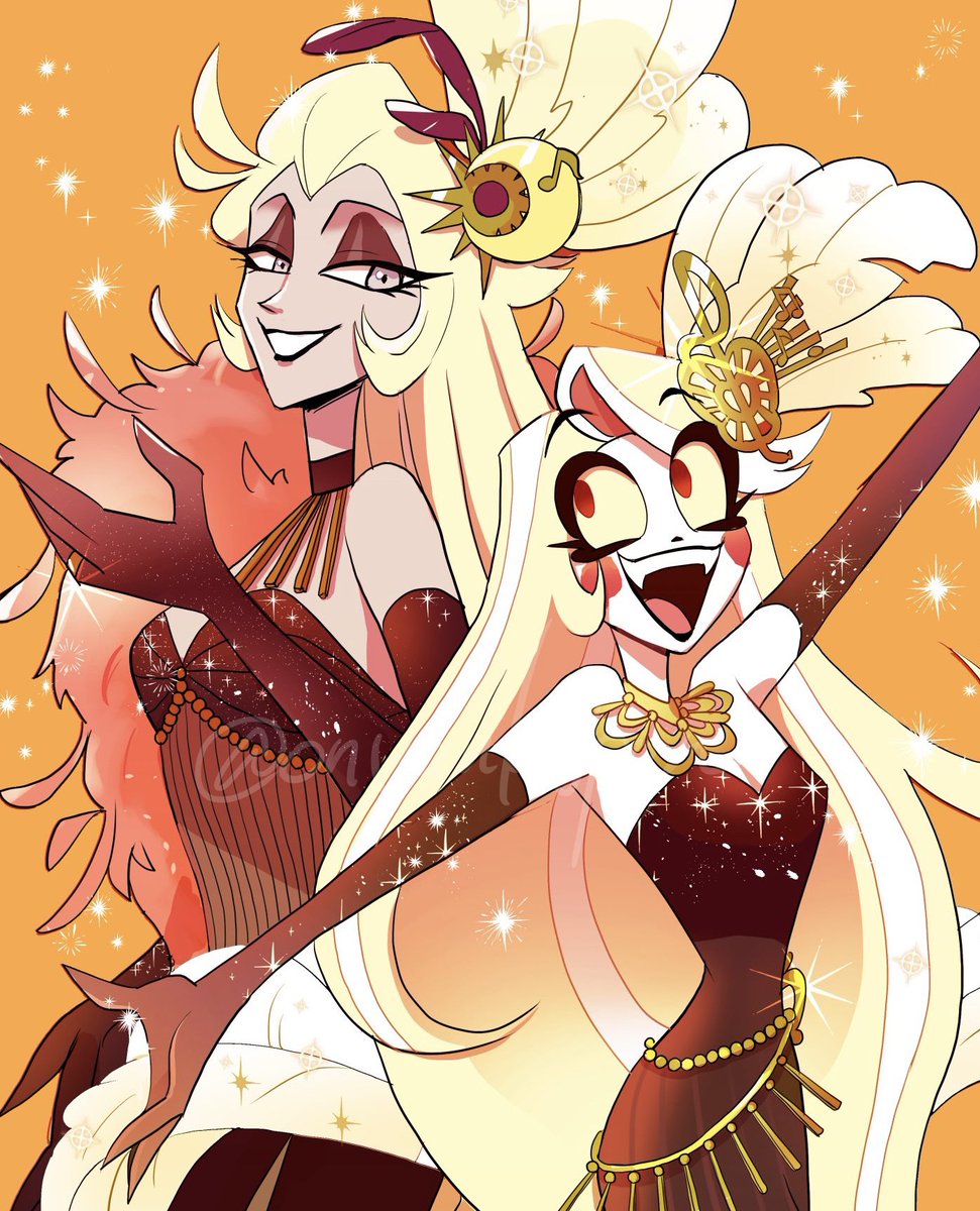Happy Mother's Day！💐💜👑✨✨
#hazbinhotelfanart 
#hazbinhotelcharlie 
#hazbinhotellilith
#happymothersday